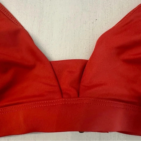 Andie The Tahiti Top Swimwear in Chili Pepper with Adjustable Straps Size M NWT - Picture 3 of 9